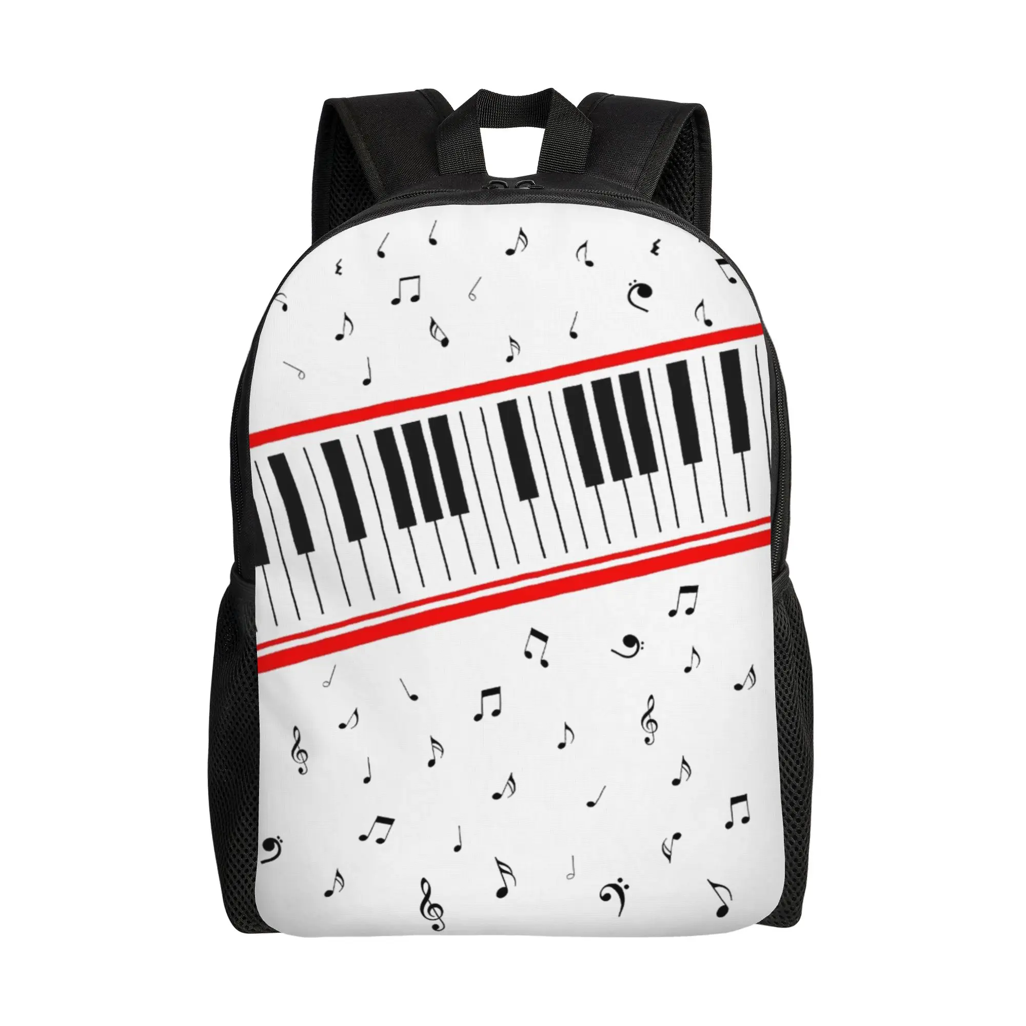 Beat It Piano Michaels Jacksons Teenage Backpack Durable High School Business  Daypack for Men Women Laptop Canvas Bags