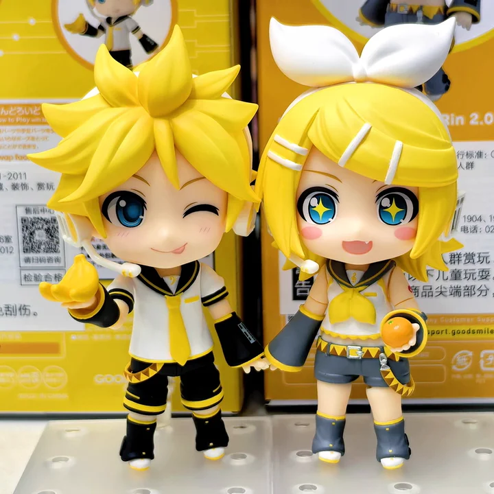 

In Stock Original Gsc Vocaloid Kagamine Len Rin Anime Figure Action Figure Model Decoration Garage Kit Collection Model Toy