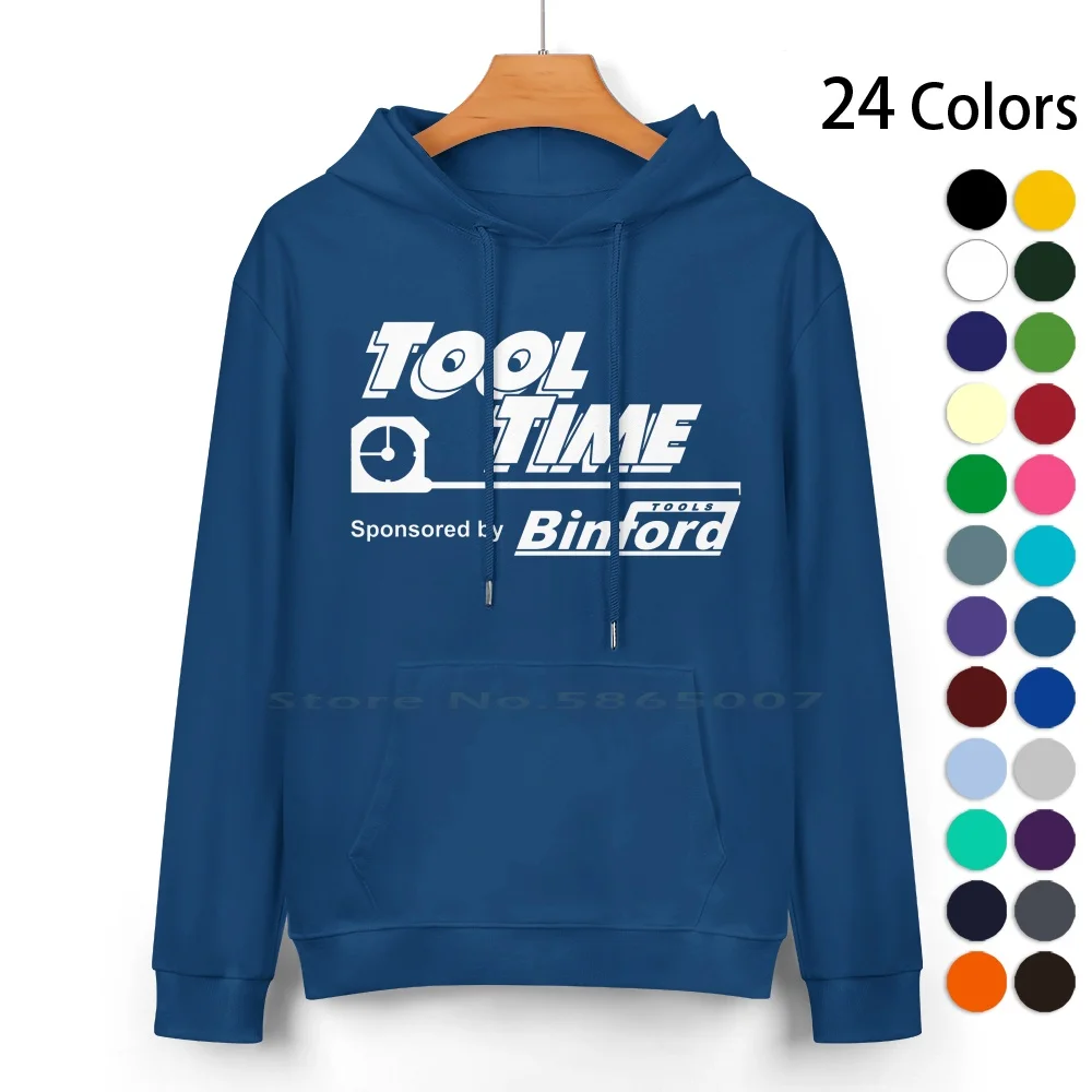 Tool Time Sponsored By Tools Pure Cotton Hoodie Sweater 24 Colors Home Improvement Tim Allen Tool Time Tools Tv Series Grunt