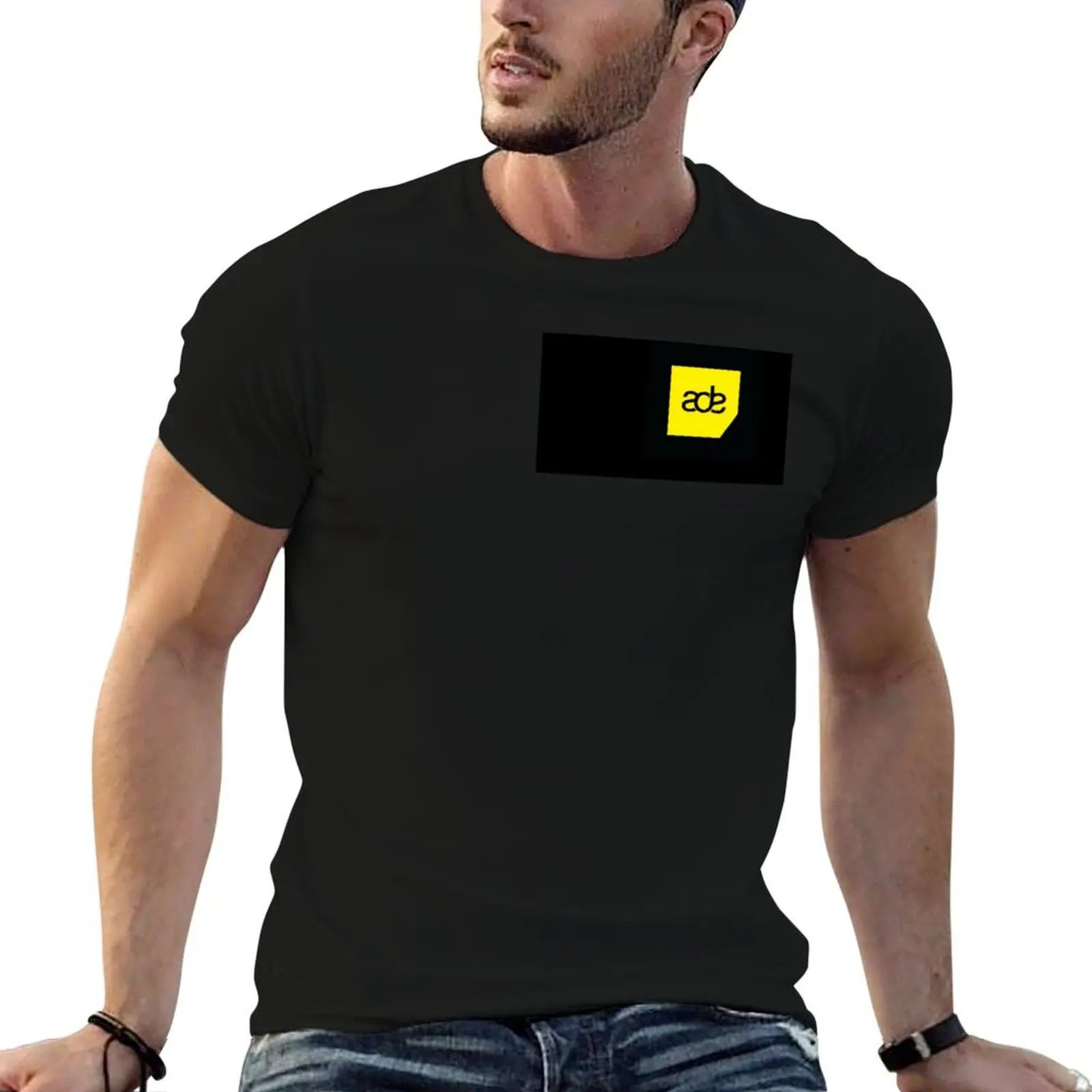 Amsterdam Dance Event T-Shirt Casual All Match Tee Shirt for Men