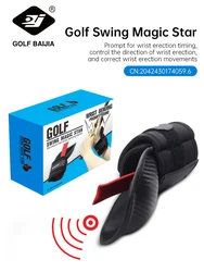 BaiJia Golf Chipping nadgarstek korektor kąta golfowa huśtawka pomoc szkoleniowa trzymaj opaska na nadgarstek trener korektor dla wszystkich golfistów