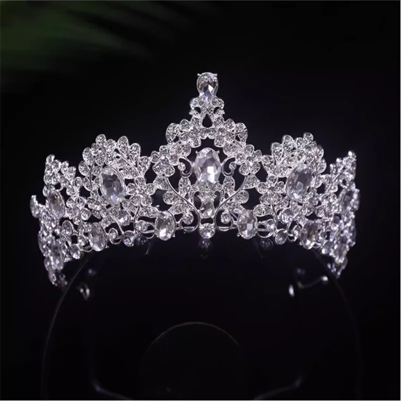 CC Crowns for Women Wedding Luxury Headbands Engagement Jewelry Bridal Dress Separable Tiaras Water Drop Shape Pendants AN472