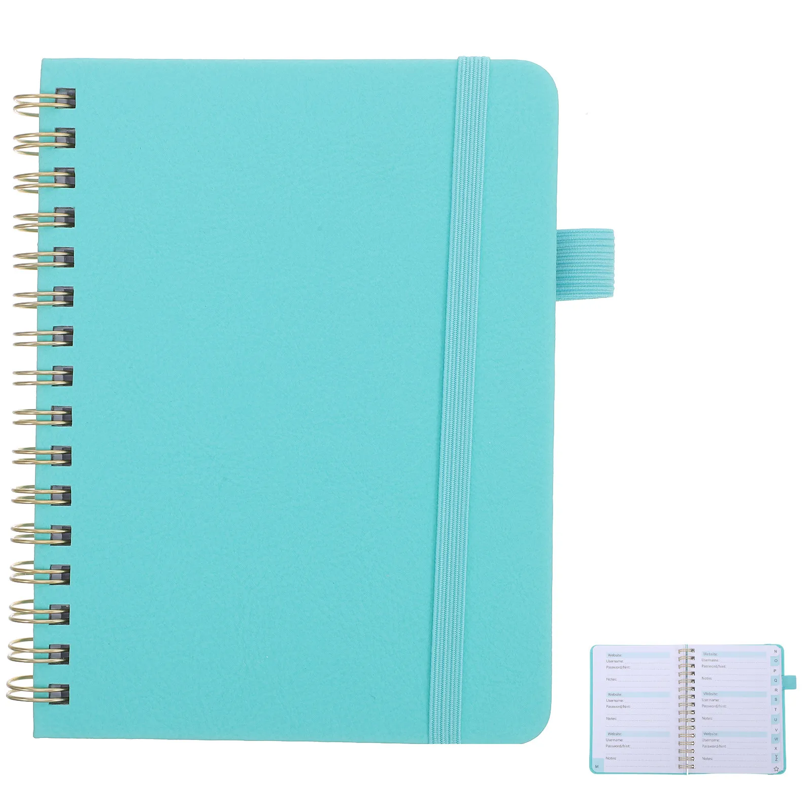 56Sheets Password Book Alphabetical Tabs Portable Password Organizer Notebook Internet Login Keeper Address Book for Work School