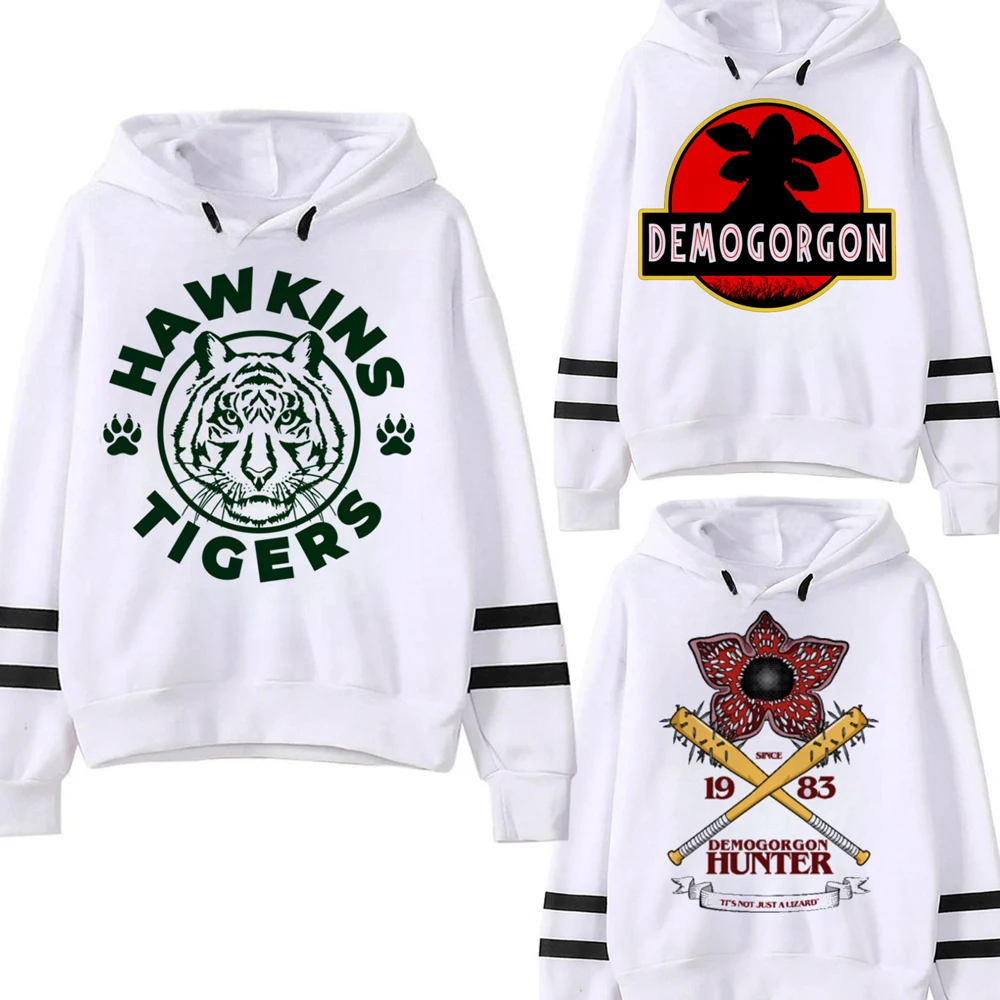 Hoodies Women Clothes Hawkins Demogorgon Girl Boy Cartoon Sweatshirt Hoody Casual Top Streetwear Hooded