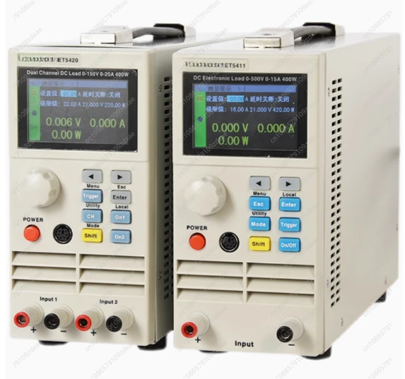 Y Single/Dual Channel Power Supply Battery Capacity Tester ET54 Series Programmable DC Electronic Load Meter