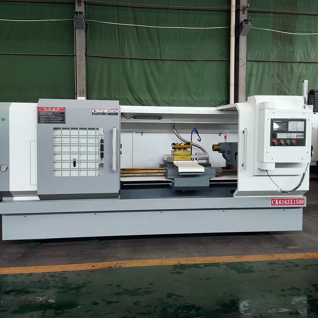 Cheap Price Flat Bed CNC Turning Lathe Hine CK6163 For Wheel Processing