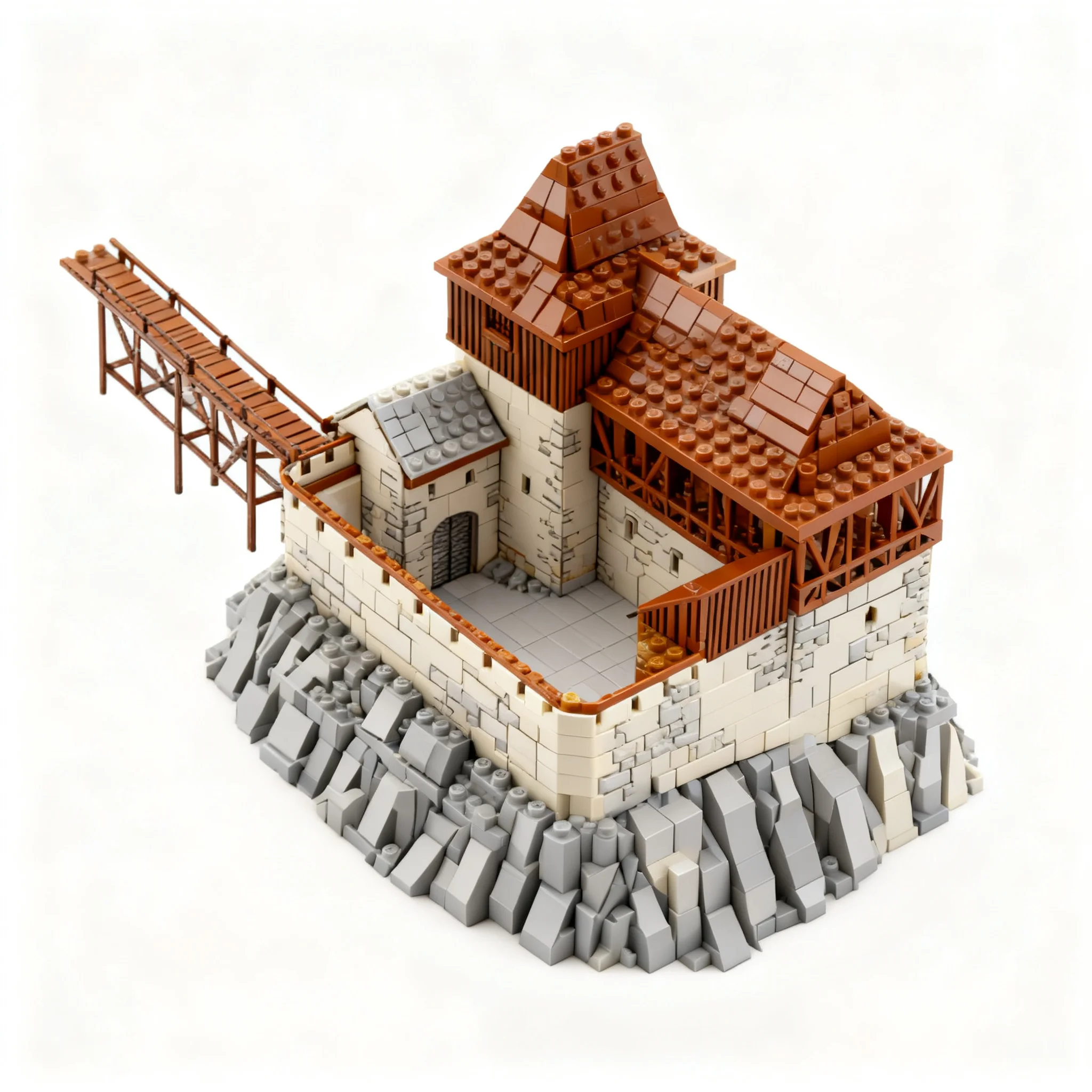 17648pcs MOC Zbyslavice castle Model Building Blocks Toy Construction Christmas Gift 3D Display Birthday Craft Idea Collection
