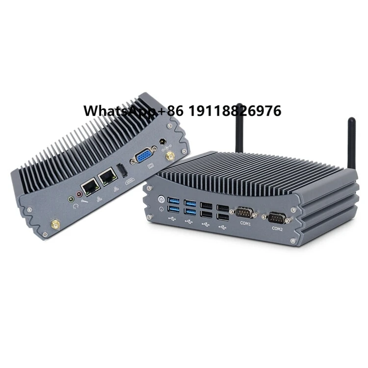 

Linkleaps 3th to 12th Gen Core CPUs Industrial Mini PC Industrial Computer Embedded PC with M.2 SSD 8 USB Dual GbE LAN