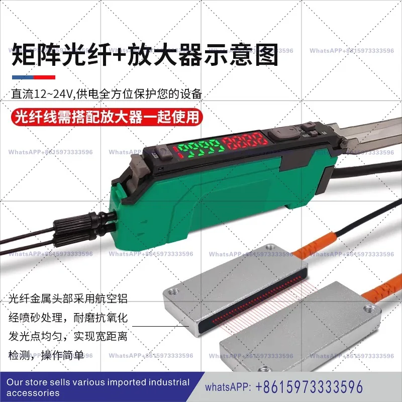 Matrix fiber optic sensor replaces FFT-15M