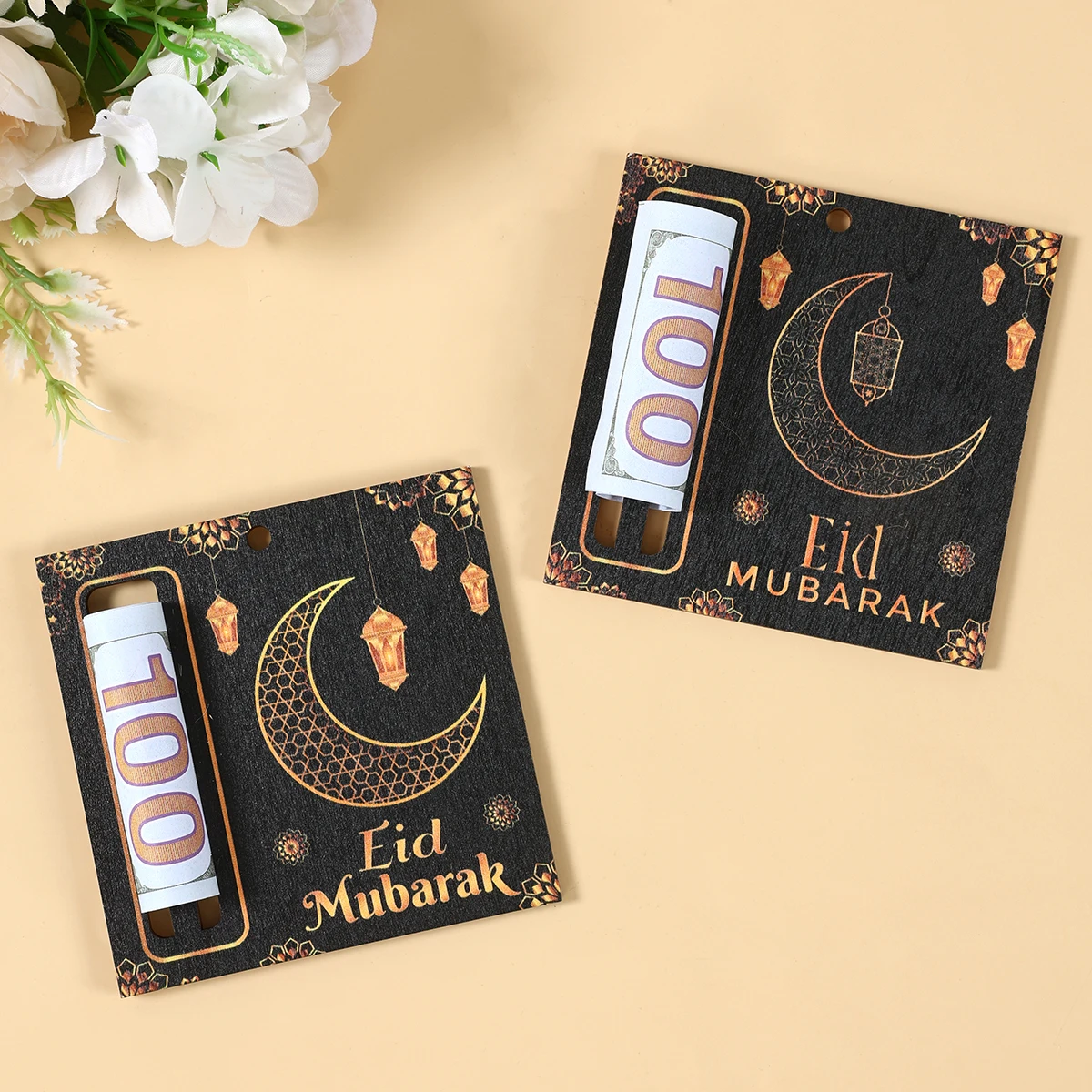 EID Mubarak Decoration Money Cards Ramadan Decor 2025 for Home Money Cards Ramadan Kareem Islamic Muslim Party Eid Al Adha Gifts