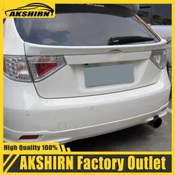 Modified Unpainted Primer Rear Trunk Luggage Compartment Spoiler Car Wing For Subrau Impreza 10 Generation hatchback 2007-2014