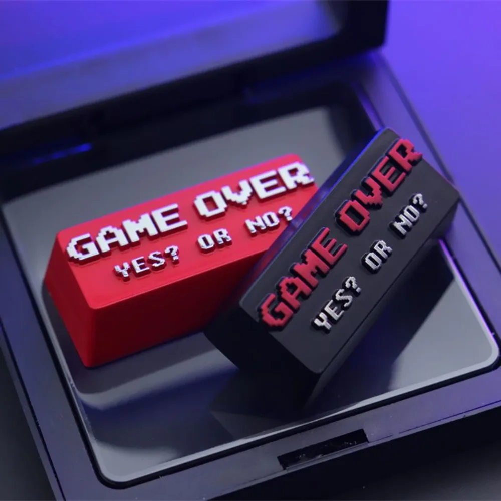 

Personalized Custom Keycaps GAMEOVER Zinc Aluminum Alloy Mechanical Keyboard Enter KeyCap