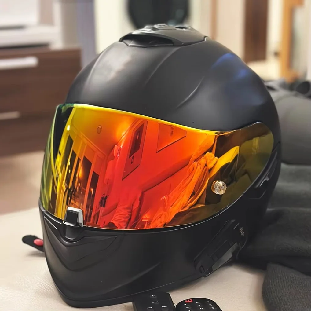 Photochromic Motorcycle Helmet Visor Lens KDF-16-1 For Scorpion Exo 1400 Carbon, R1 Air EXO 520 391 UV Protection Faceshield