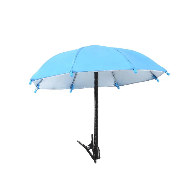 Biegsames Design Auto-Handy-Sonnenschutz Blendschutz mit Clip Handy-Regenschirm Verstellbare Rutschfeste Auto-Handyhalterung – Detail 28