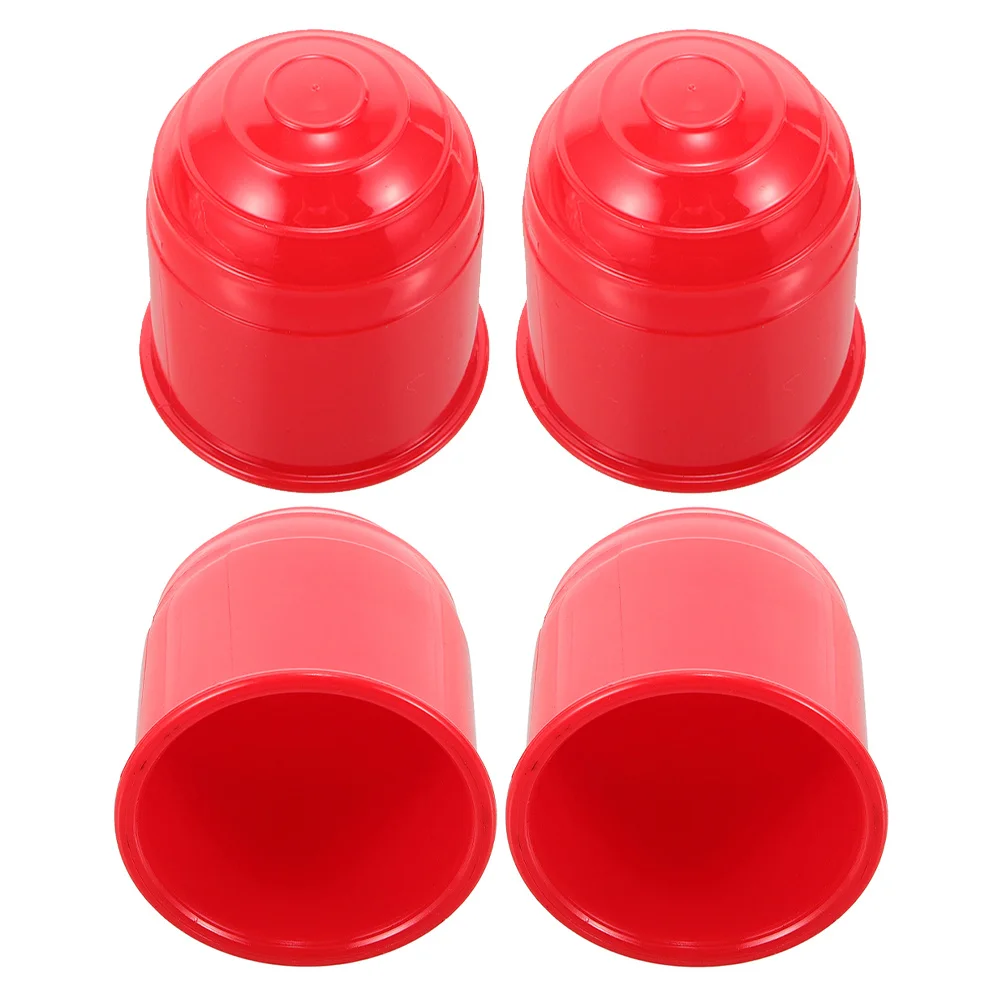 

4Pcs Trailer Hitch Ball Covers Plastic Protective Caps Easy Install Rv Trailer Tow Ball Covers Truck Hitch Accessories