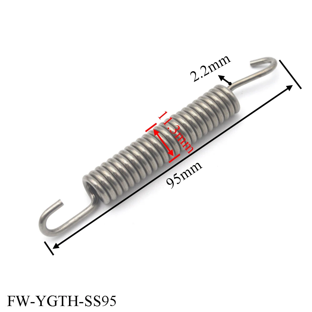 ذراع ممسحة السيارة التوتر الربيع الفولاذ المقاوم للصدأ منع الصدأ الزجاج الأمامي الروك الذراع ملحق سلك الربيع 2.2 مللي متر