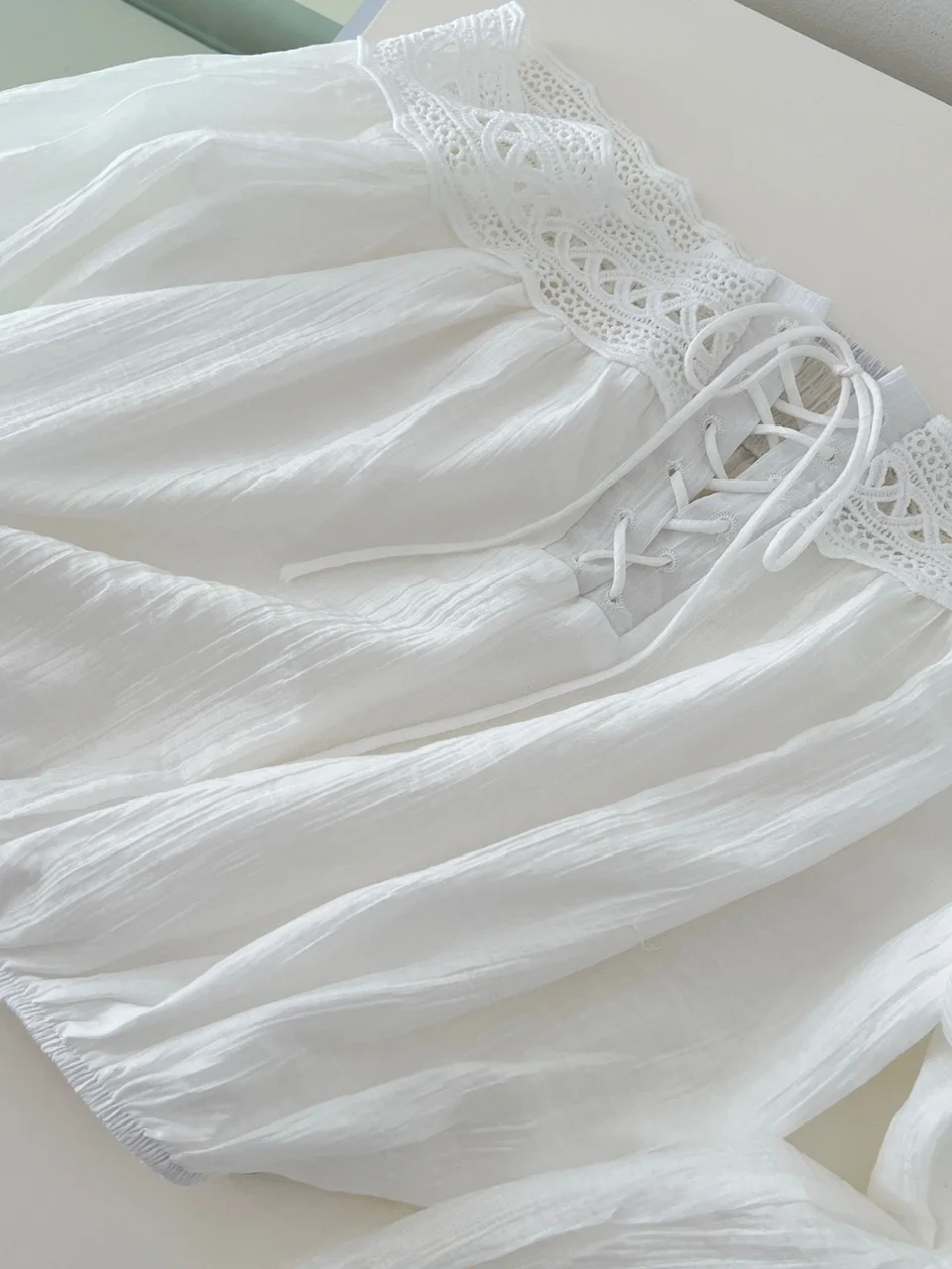 Blusa de encaje rosa con manga larga y un solo hombro, top sexy para mujer, csa hoada y adeazante, estilo coreano para...