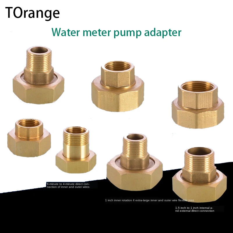 

3/4 дюйма 1 дюйм 1,5 дюйма Полностью медный водосчетчик Адаптер насоса 1/2 дюйма Внутренний провод Наружные зубья Двойной внутренний провод Живое соединение