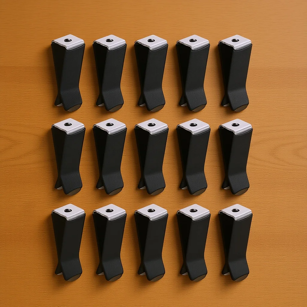 

30 Pieces Car Air Vent Clips Arc Shape Metal Fragrance Holder for Conditioner Outlet Black Vent Clamp
