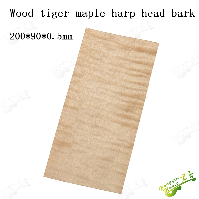 Zebrawood Gitarrenkopfplatte, wunderschönes Zebrano-Kopffurnier, Massivholz, handgefertigtes Material, Gitarrenzubehör, 200 x 90 x 0,55 mm – Detail 2