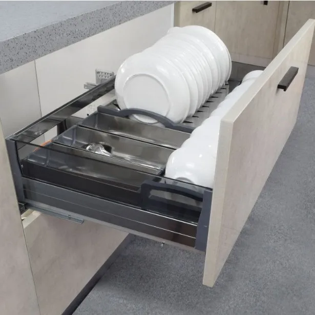 Factory Direct 2026 Drawer door panel! Tempered glass stove pull-out basket, dish baske, pot baskt, floor cabinet, pull-out base