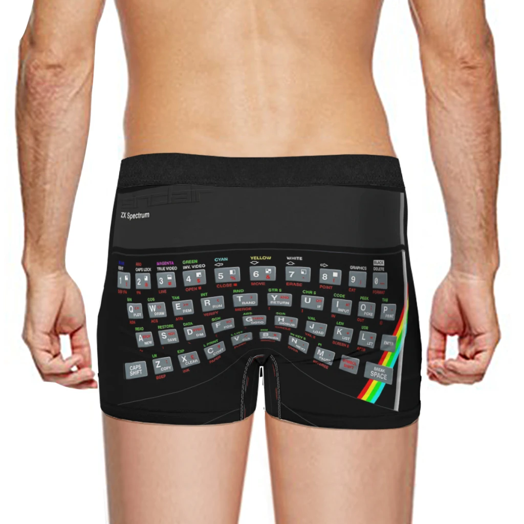 Keyboard ZX Spectrum Underpants Breathbale Panties Men\'s Underwear Sexy Shorts Boxer Briefs