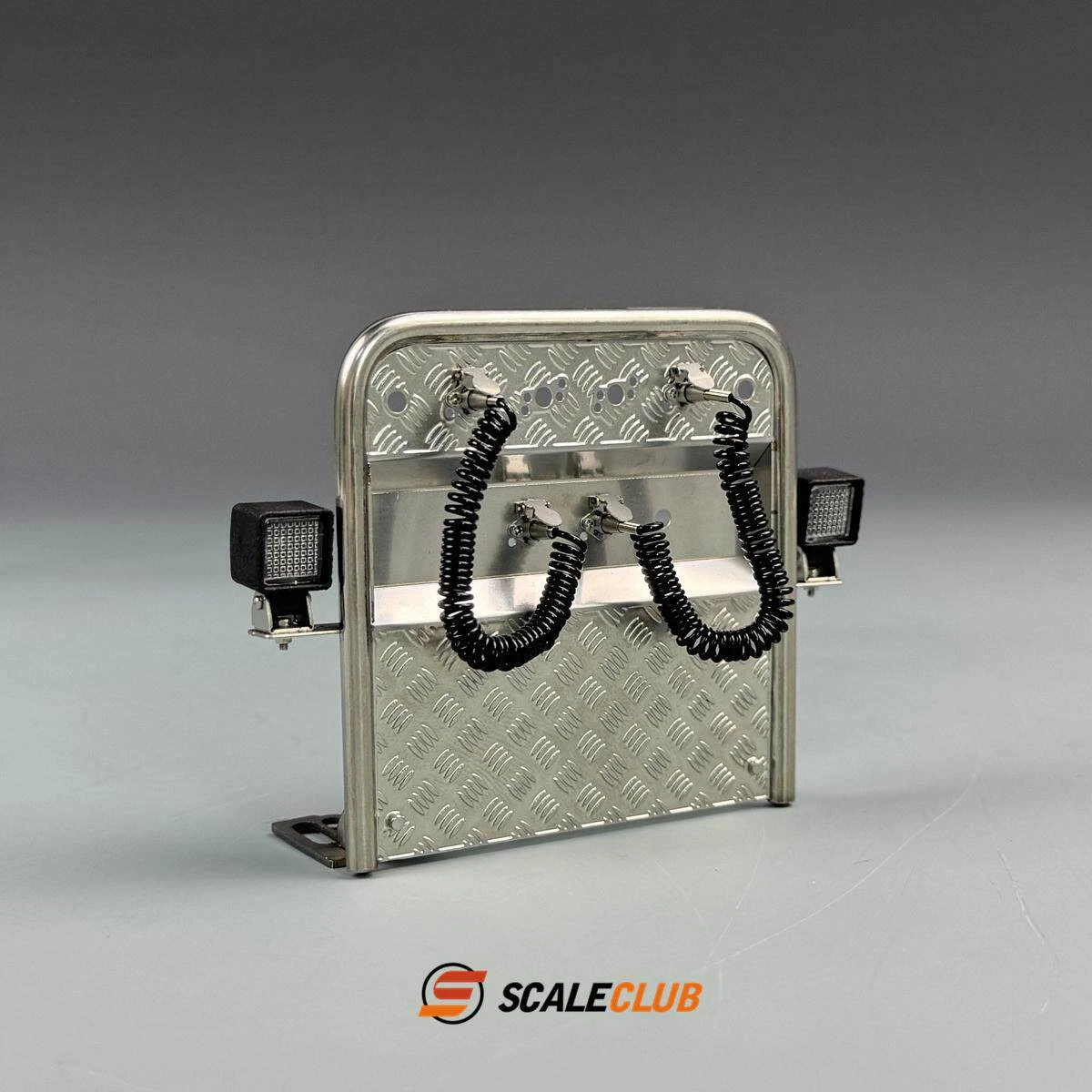 Scaleclub Metal Air Pipe Rack, 1/14 RC Truck Upgrade Parts for Tamiya Tractor, European Style Simulation Model Accessories