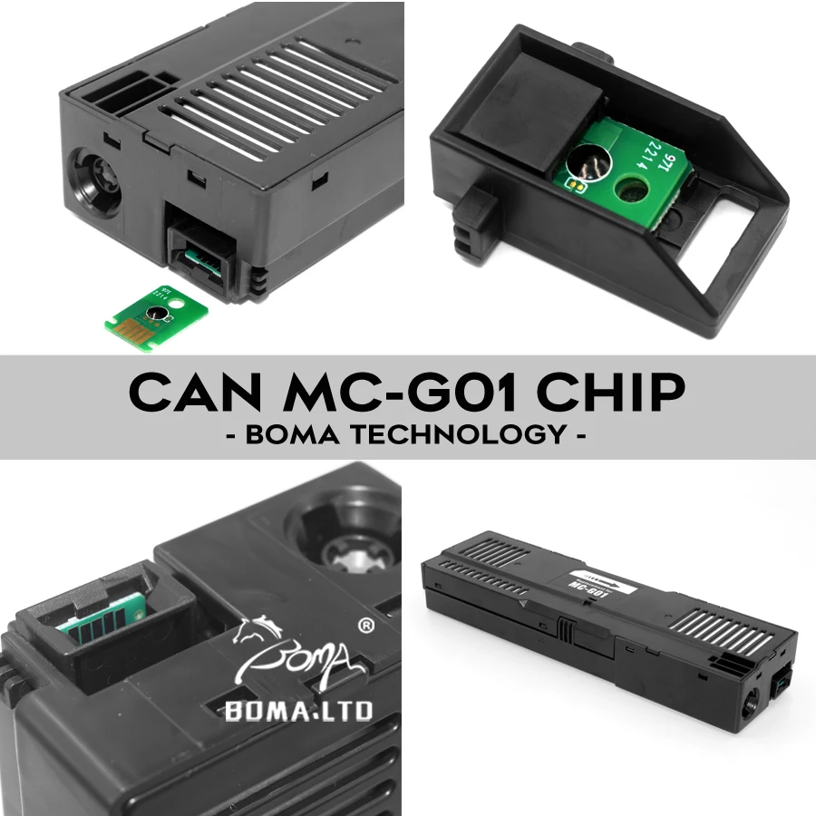 100pcs MC-G01 Maintenance Box Chip For Canon MC G01 Tank For Canon MAXIFY GX6010 GX7010 GX6020 GX7020 GX6030 GX7030 GX6040