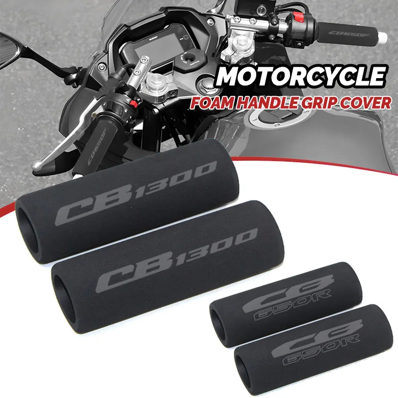 

For HONDA CB650F CB650R CB1000R CB1300 CBF1000 Universal Motorcycle 7/8"Anti-slip Handlebar Protector Hand Grip Sponge Cover