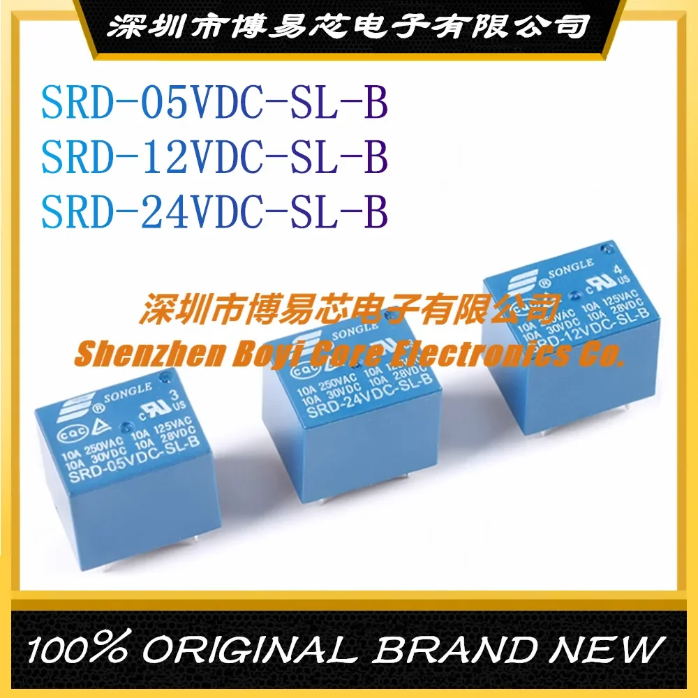 

SRD-05V/12V/24VDC-SL-B 4 фута группа нормально закрытых новых оригинальных Songle