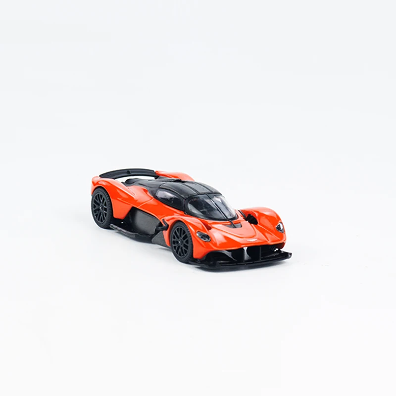 MINIGT-vehículo deportivo fundido a presión, vehículo de aleación, modelo de coche, 1:64, #678, naranja