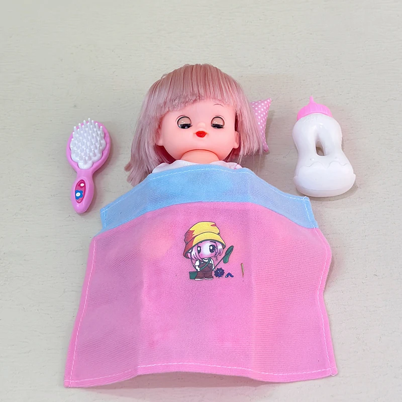 26cm Cute Babies Reborn Doll Toys Will Talk Sleep Baby Intelligent Soothing Sleep Movable Joint Vinyl Baby Birthday Gifts Toys