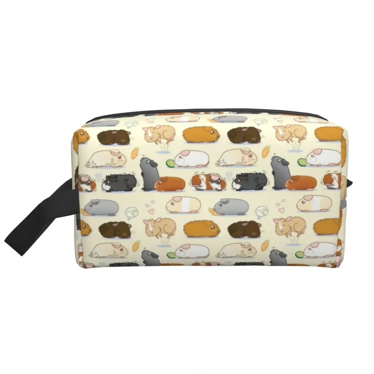 Fashion Guinea Pig Parade Makeup Bag for Women Travel Cosmetic Organizer Fashion Animal Storage Toiletry Bags