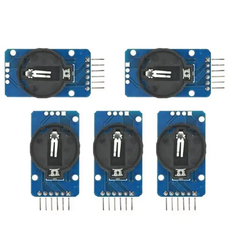 

B27B 5Pcs DS3231 AT24C32 Clock Memory Module RTC DS3231SN/M Module Real Time Module 3.3V 5V For Arduino Raspberry Pi