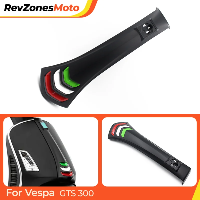 

Motorcycle Front Belt Horn Cover for Vespa GTS GTV 125 250 300 Decorative Tie Belt Air Vent Shield Fairing Bracket Accessory