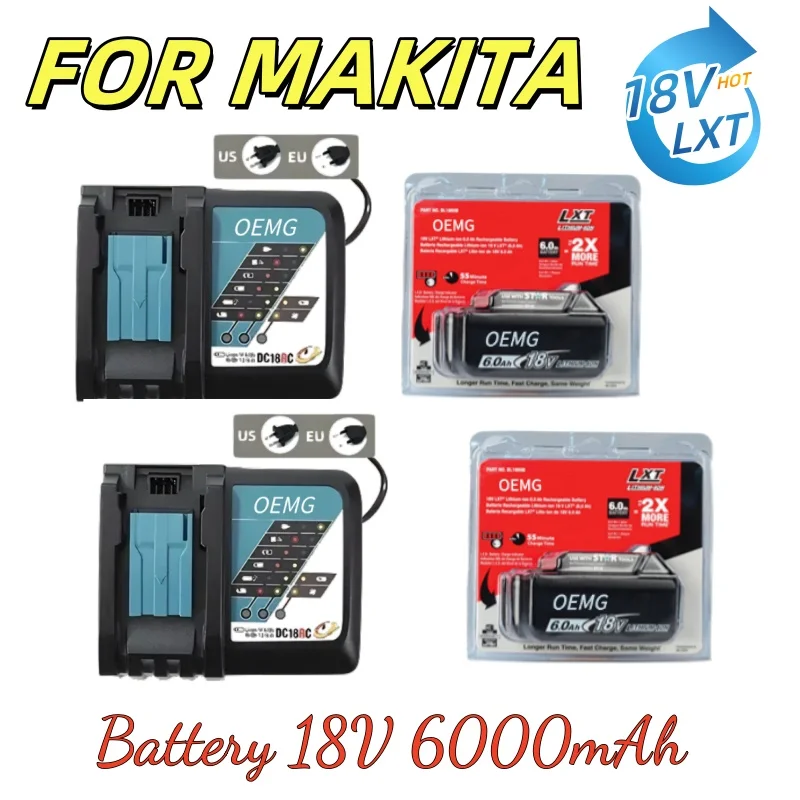 

FOR Makita 18V 6.0Ah Battery:Lightweight for Overhead Work 1.5 lbs,18V power,6.0Ah runtime.FOR Makita 18V LXT tools