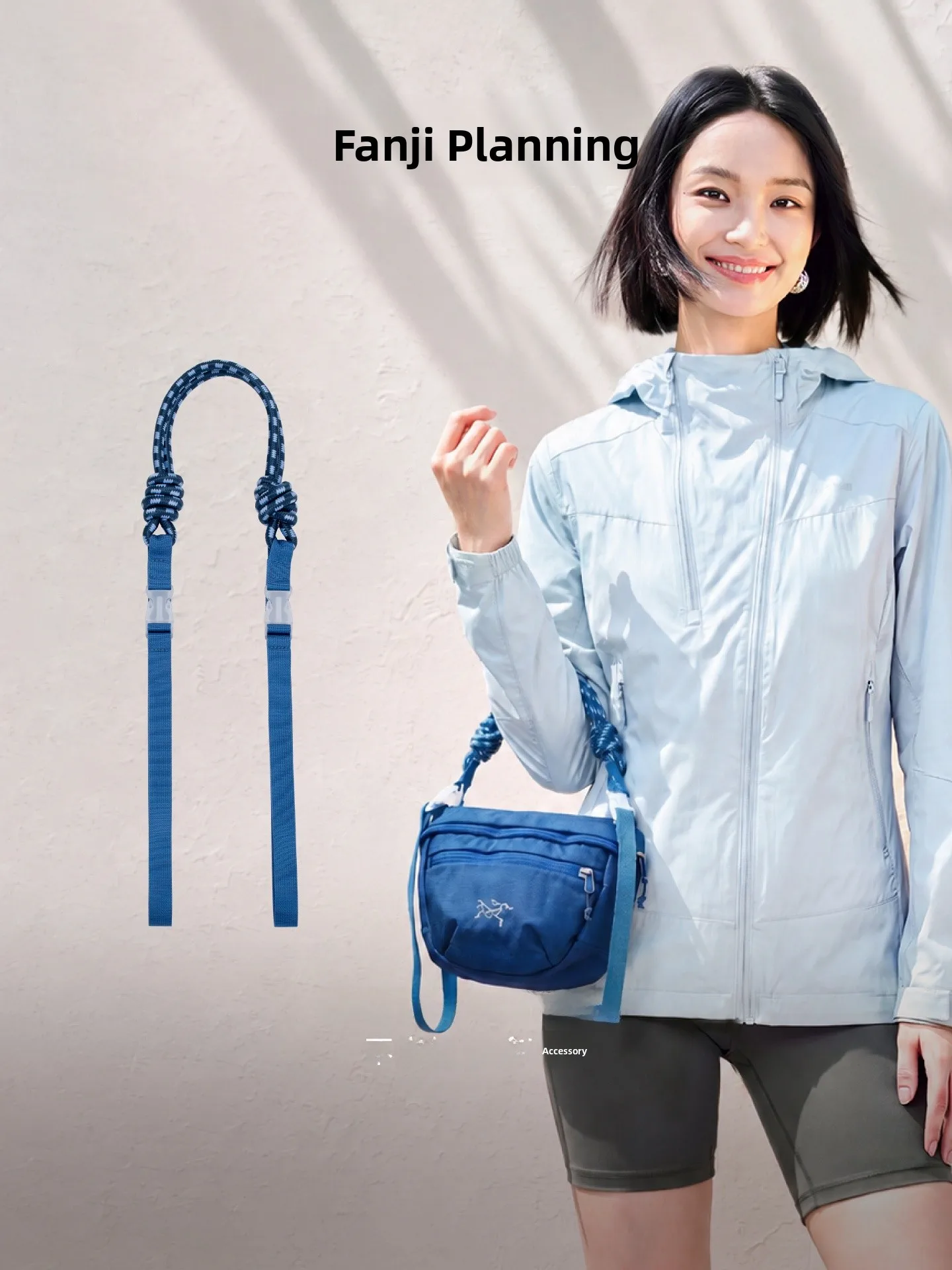 Arcteryx Mantis2L Crossbody Bag Handheld Canvas Strap Modification Suitable for Fashion Accessories Winter Season China Made