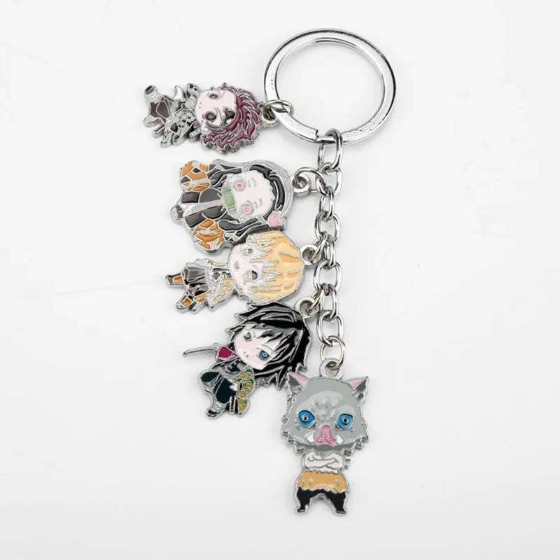 女性用メタルキーホルダー,鬼滅の刃,アニメ風,マゼツマ,ゼニツ,コスプレジュエリー