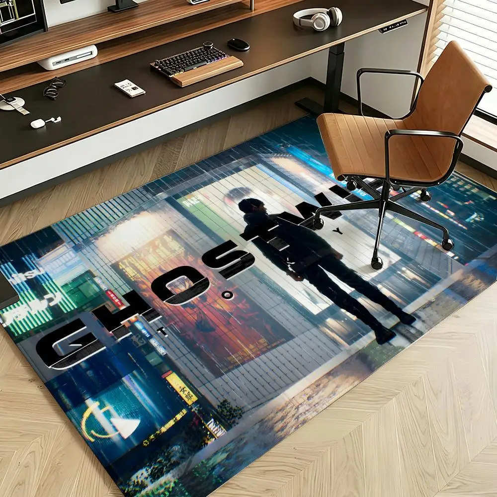 Game G-Ghostwire T-Tokyo Floor Mat Soft Flannel Floor Mat  Suitable for Entryways, Living Rooms, Bedrooms, and Bathrooms