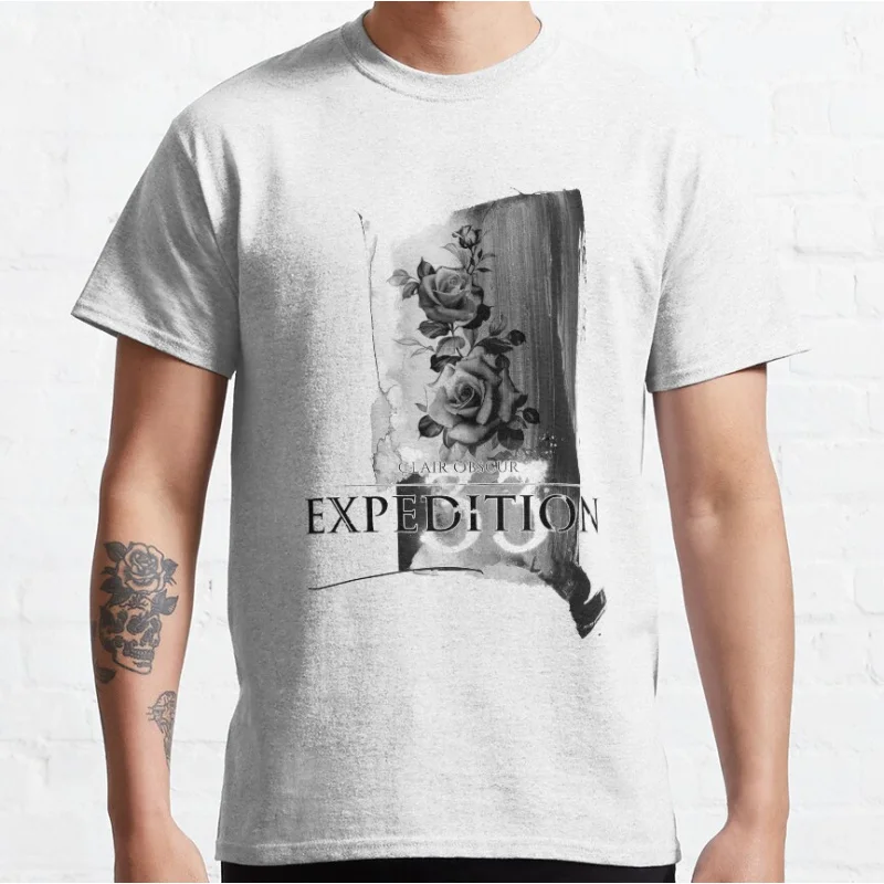 

expedition33 Clair Obscur Expedition 33 Dark Fantasy video game T-shirt Gift for Gamer Large size Adult Tops S-6XL