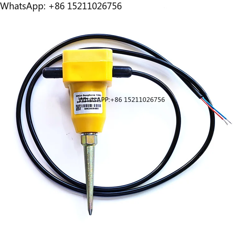 

SM24 Geophone 10Hz Vertical Waterproof Land case No Connector 2D and 3D Seismic Survey High Precision SM-24 Geophone 10 Hz