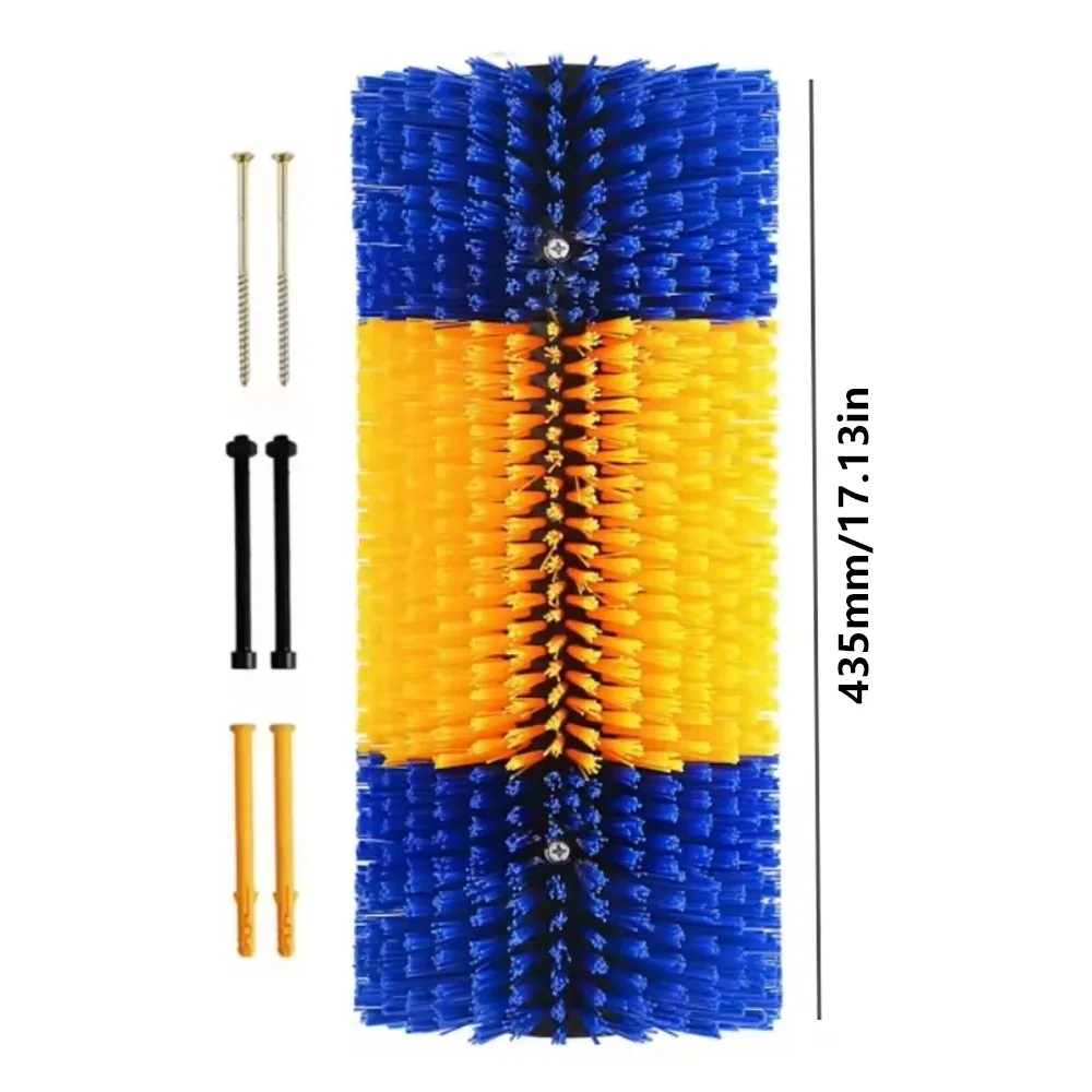 1pcs-435mm-horse-grooming-brush-quick-connect-system-itch-relief-livestock-grooming-tool-deep-massage-back-scratching