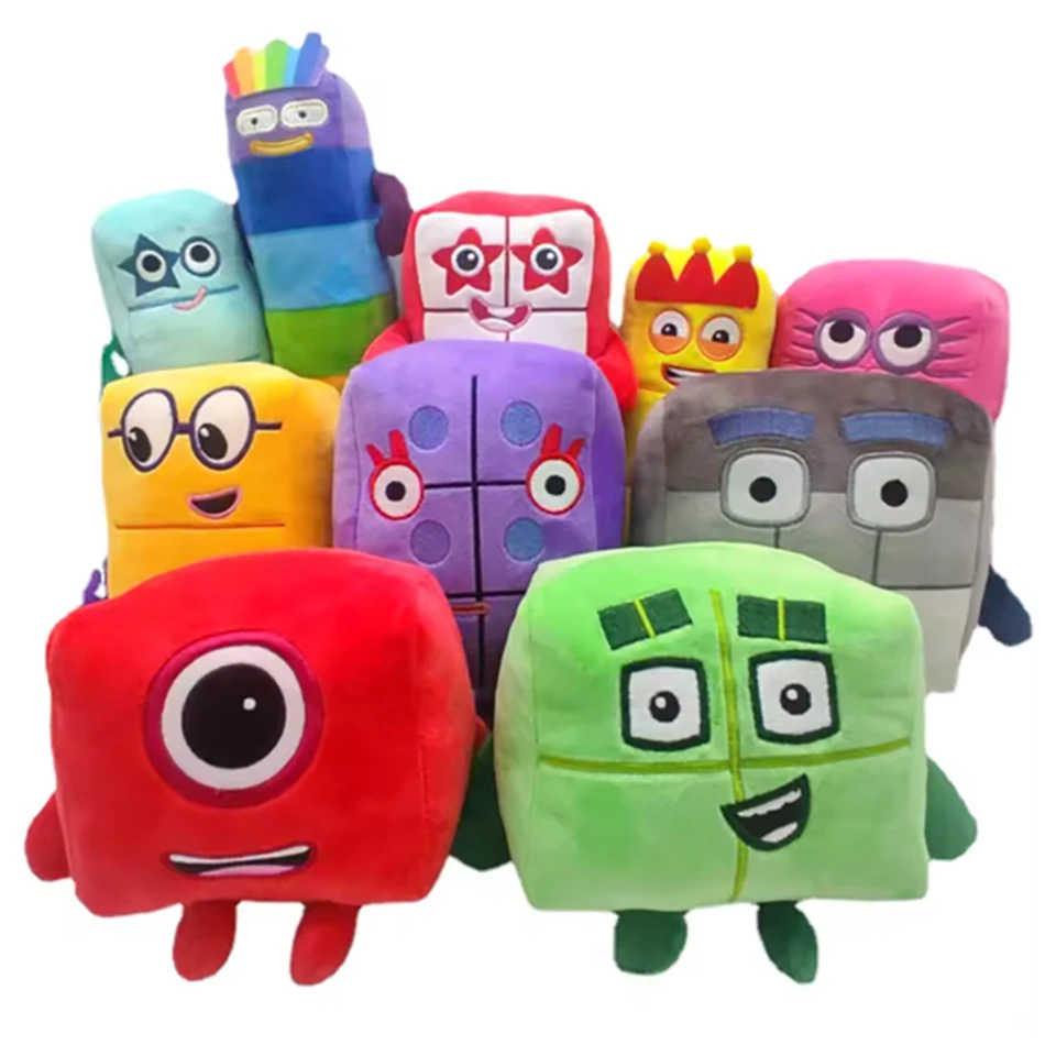 

Cartoon Digital Movie Anime Stuffed Toy 14-30 Cm Early Childhood Education Digital Plush Doll Pillow Birthday Christmas Gift