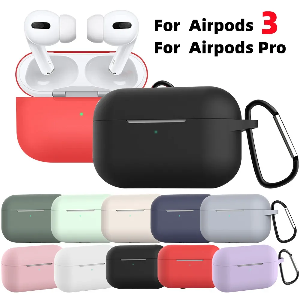 

Silicone Cover Case For apple Airpods Pro Case Air Pods 3 Bluetooth Case Protective For Air Pod Pro 3 Earphone Accessories