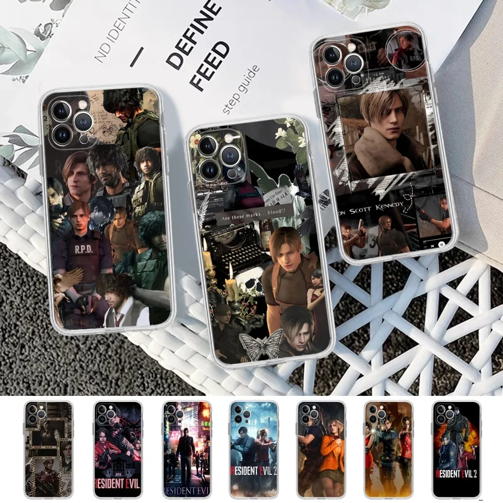 

Video Game Resident Evil Phone Case For iPhone 15 14 11 12 13 Mini Pro XS Max Cover 6 7 8 Plus X XR SE 2020 Funda Shell