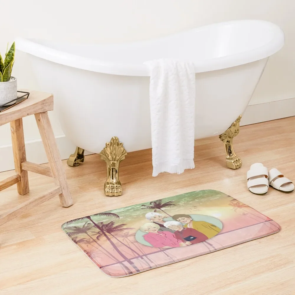 

Golden Girls Bath Mat Bathroom Accessories Sets Luxury Non-Slip Pad Mat