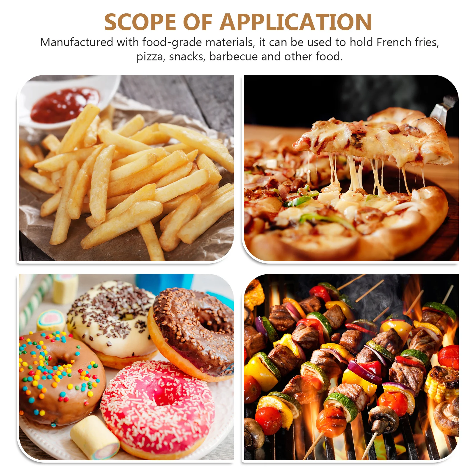 

50 pcs Disposable Baking Trays Multipurpose Food Packing Boxes For Snack Sushi Sandwich Storage Kraft Paper Containers Party