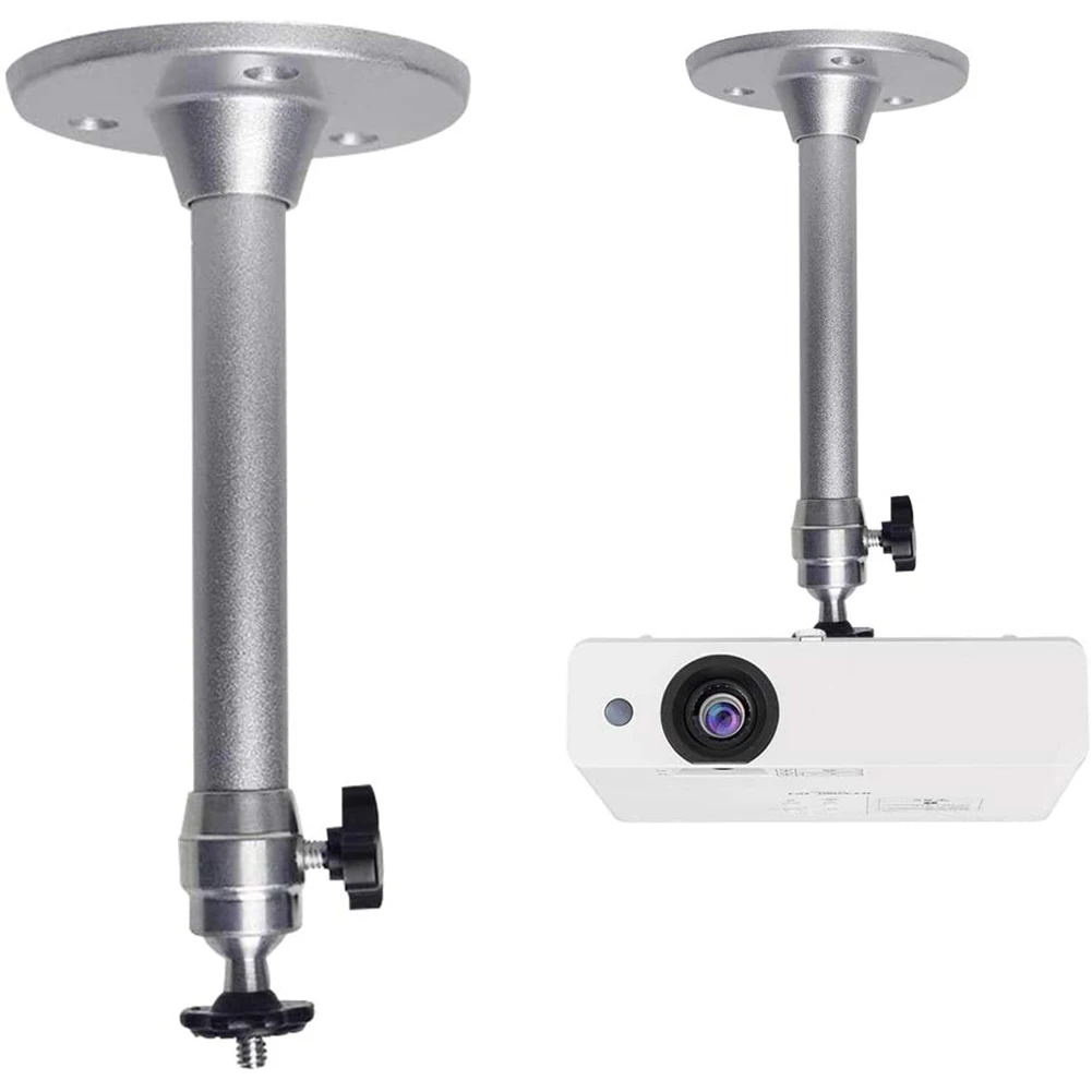 Mini soporte de techo para proyector, colgador Compatible con proyector D R.J VANKYO QKK/CCTV/Webcam/Carmera, carga de 11 libras