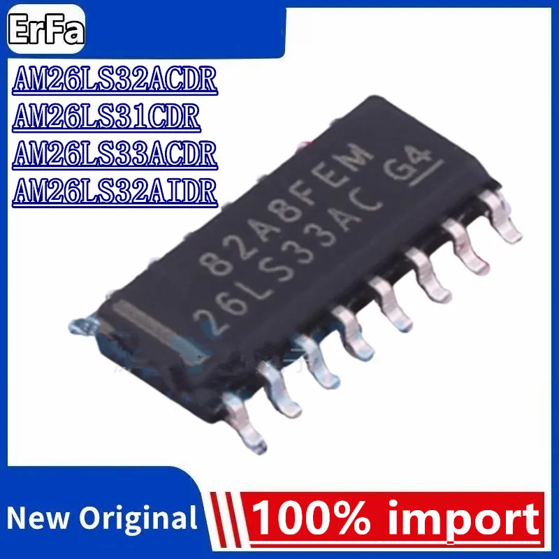 

10pcs 100% New AM26LS31CDR 26LS32AC AM26LS31CDR AM26LS31C AM26LS33ACDR 26LS33AC AM26LS32AIDR 26LS32AI SOIC-16