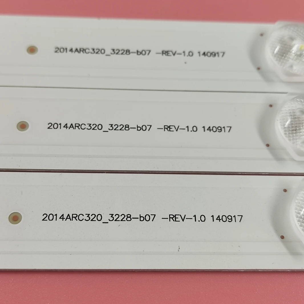 LED backlight strip(3) for Sam sung 2014ARC320 3228 B07 Grundig 32 VLE 5401 BG 32 VLE 6525 BG 32 VLE 6520-BH LM41-00100A